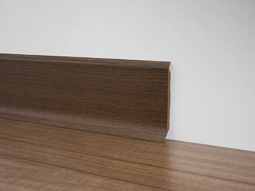 PVC skirting installed neatly along a modern Dubai interior wall